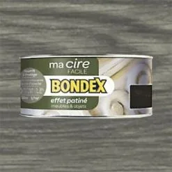 BONDEX Ma Cire Facile Effet Patiné Chêne Gris 0,25 L - Chêne Gris