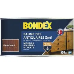 Baume Des Antiquaires Bondex 0,5L | Couleur: Chêne Foncé - Chêne Foncé