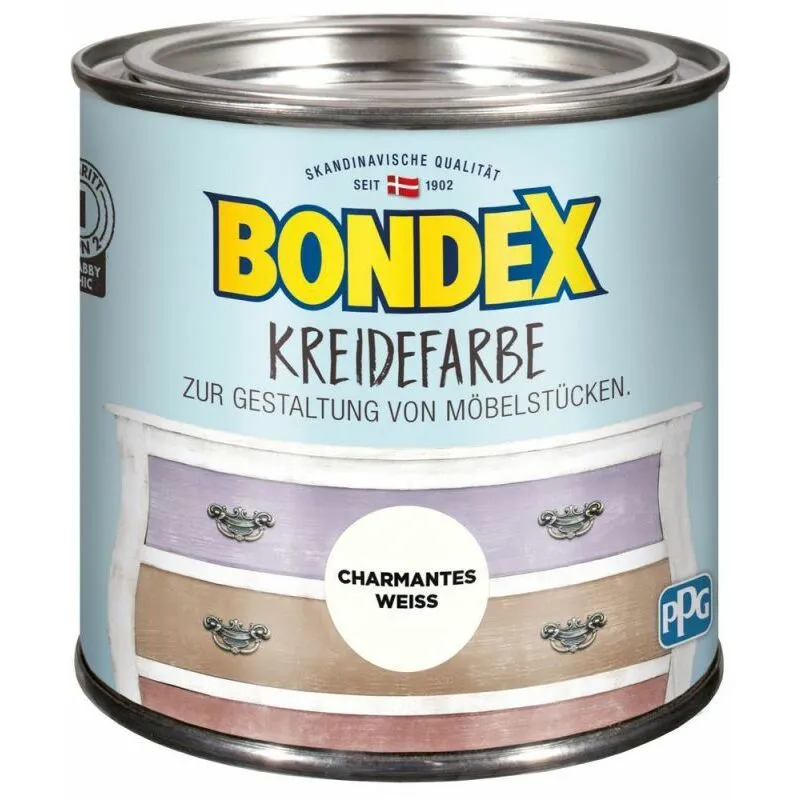 Bondex Craie Couleur Charmantes Blanc 0,5 L 386522 1 Bondex Craie Couleur Charmantes Blanc 0,5 L 386522
