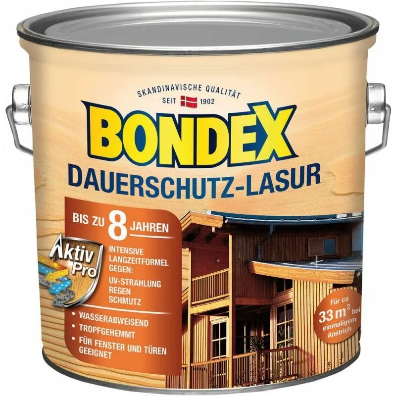 Bondex Glacis De Protection De Longue Durée Gris 2,50 L - 377907 1 Bondex Glacis De Protection De Longue Durée Gris 2,50 L - 377907