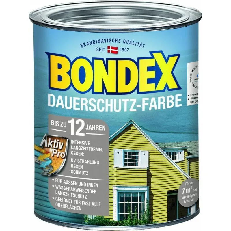 Bondex Protection De Longue Durée Peinture Pour Bois Bleu Océan 0,75 L - 372212 1 Bondex Protection De Longue Durée Peinture Pour Bois Bleu Océan 0,75 L - 372212
