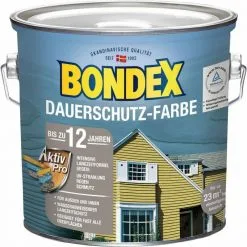 Bondex Protection De Longue Durée Peinture Pour Bois Bleu Tourterelle 2,50 L - 329879