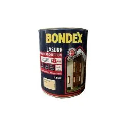 Lasure BONDEX Très Haute Protection 8 Ans Polyuréthane Incolore 1 L - Incolore